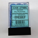 Chessex Borealis Sky Blue luminary W6 12mm Set