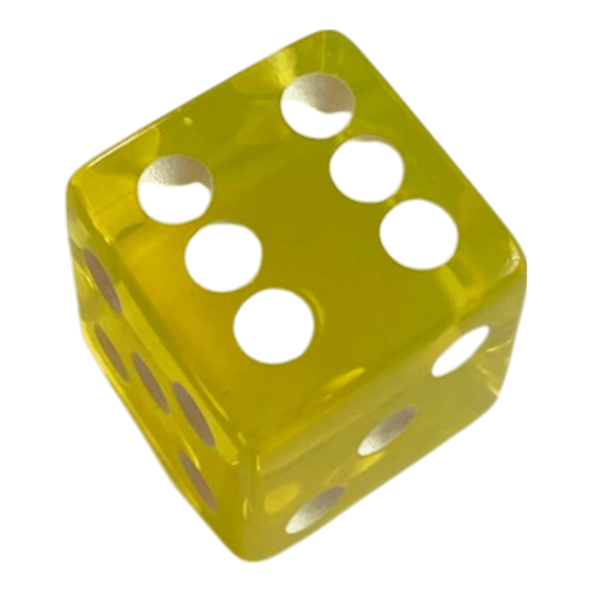 Würfel Stube Casino Würfel Gelb abgerundete Ecken