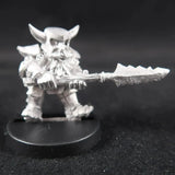 Ral Partha Chaos Dwarf with Spear - Stycka