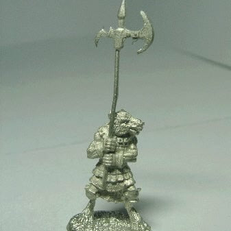 Ral Partha Chaos Imperium - Light Beastman with Poleaxe