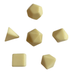 Chessex Chessex Blanko 7er Würfelset elfenbein