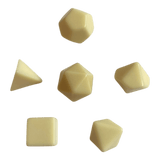 Chessex Chessex Blanko 7er Würfelset elfenbein