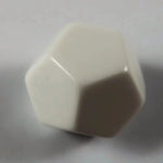 Chessex Chessex Blanko Würfel W12 weiß