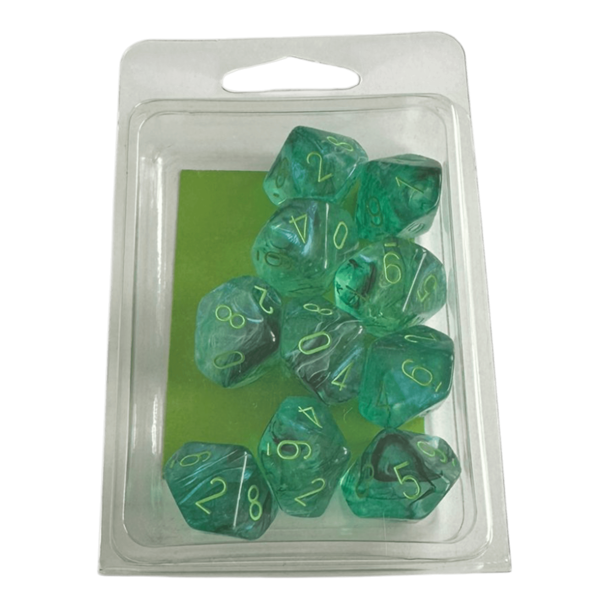 Chessex Chessex Borealis Kelp Light Green 10 x W10 Set