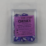 Chessex Chessex Borealis Purple 10 x W10 Set