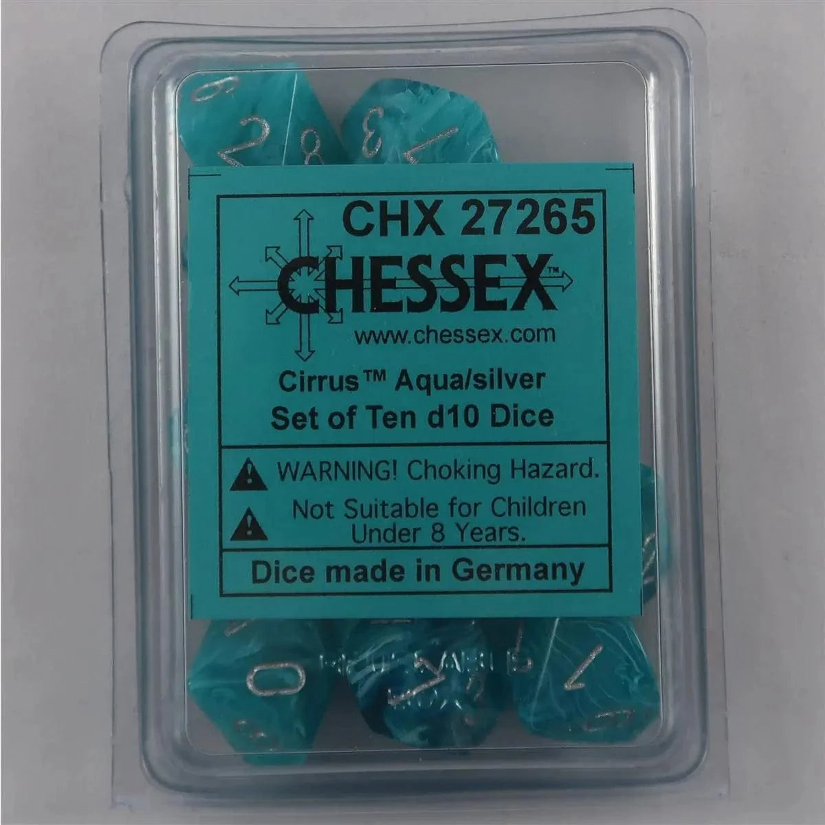 Chessex Chessex Cirrus Aqua 10 x W10 Set