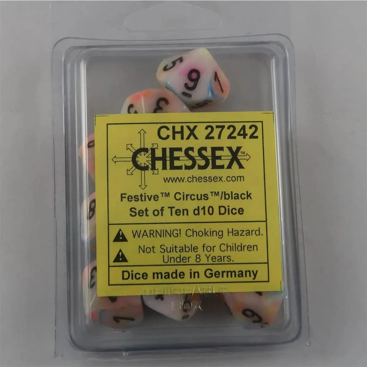 Chessex Chessex Festive Circus 10 x W10 Set