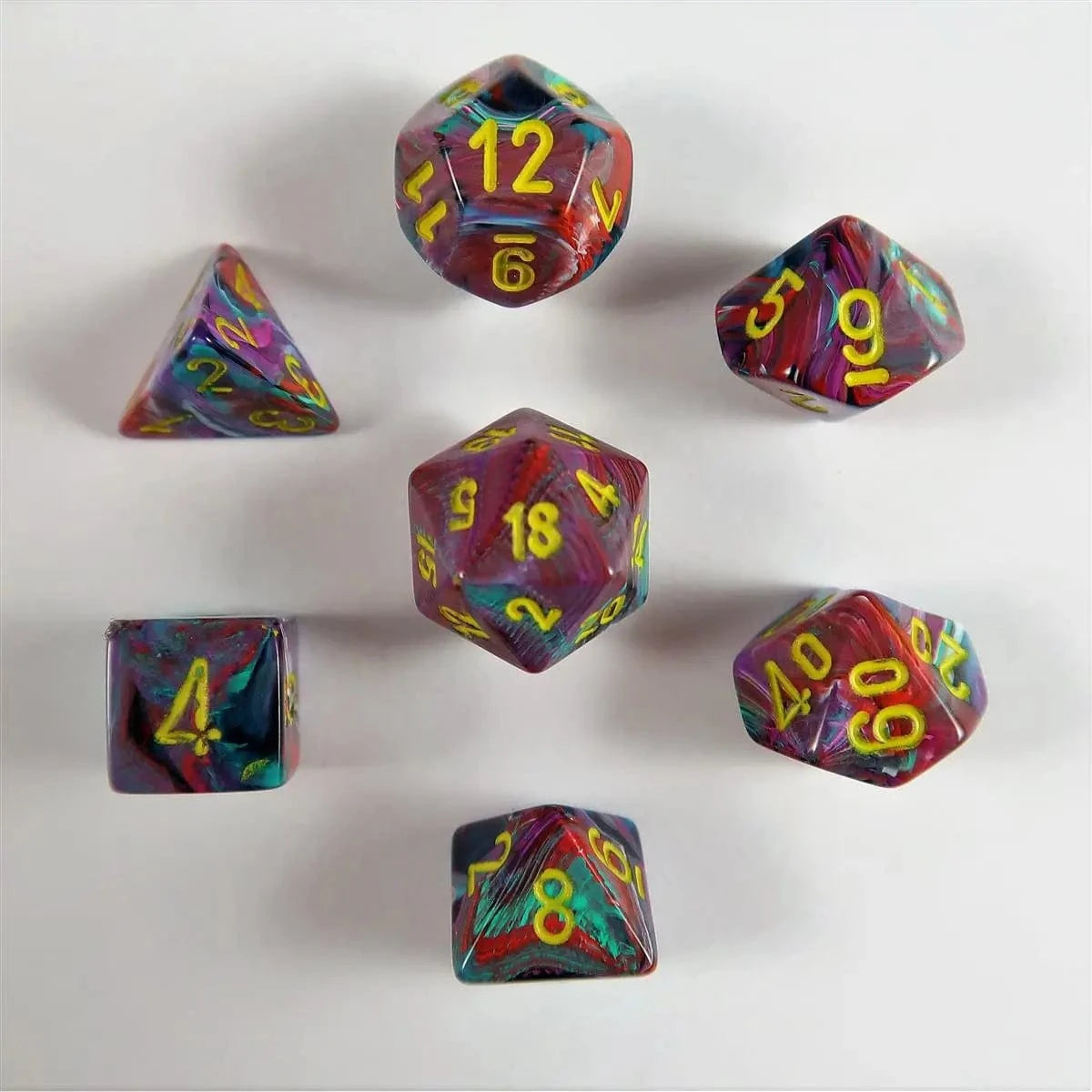 Chessex Chessex Festive Mosaic Mini-Würfelset