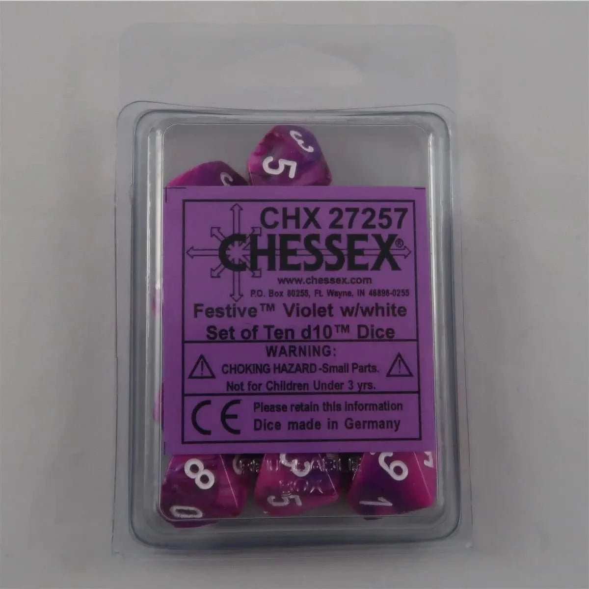 Chessex Chessex Festive Violet 10 x W10 Set