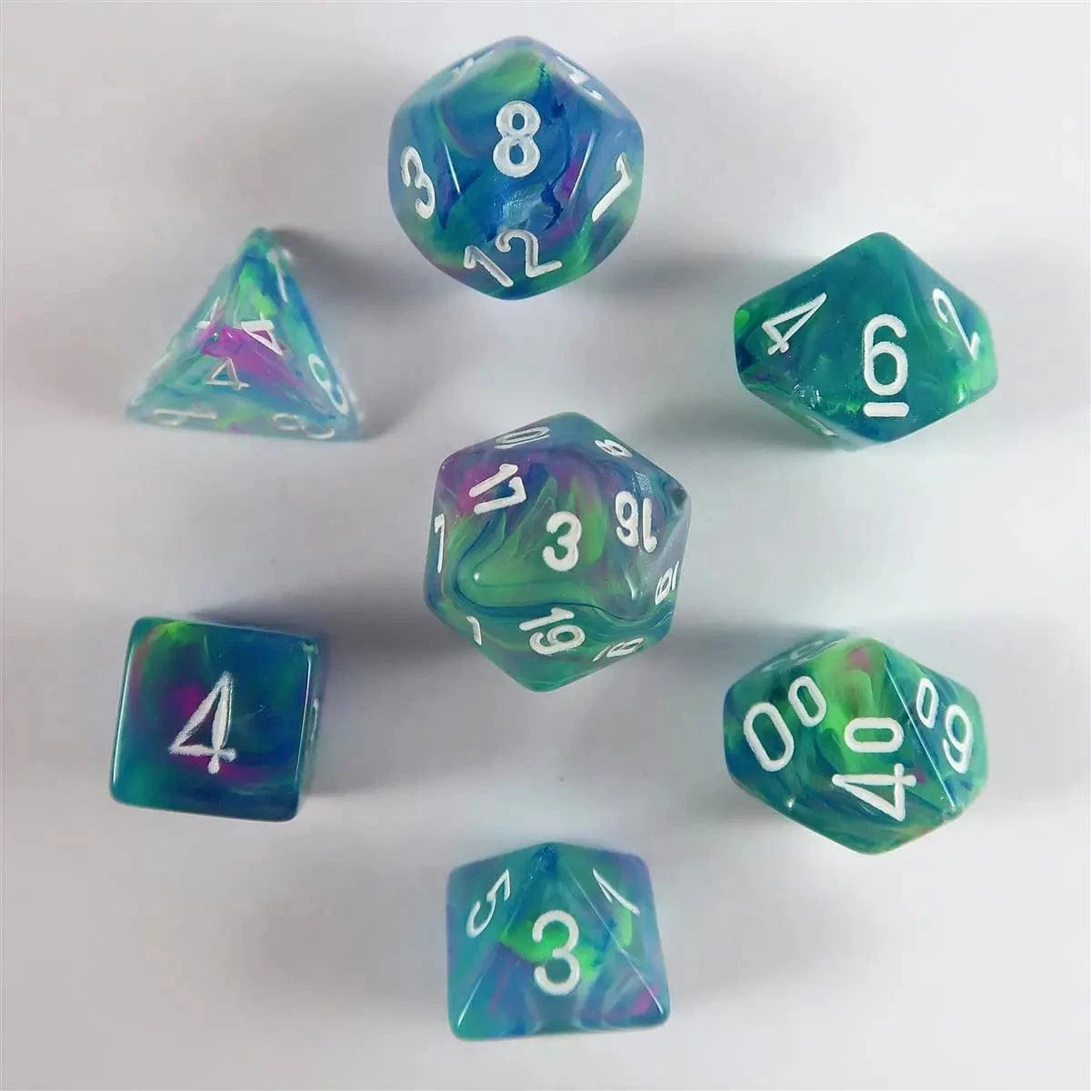 Chessex Chessex Festive Waterlily Mini-Würfelset