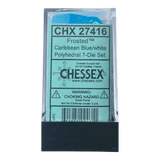Chessex Chessex Frosted Caribbean Blue Set