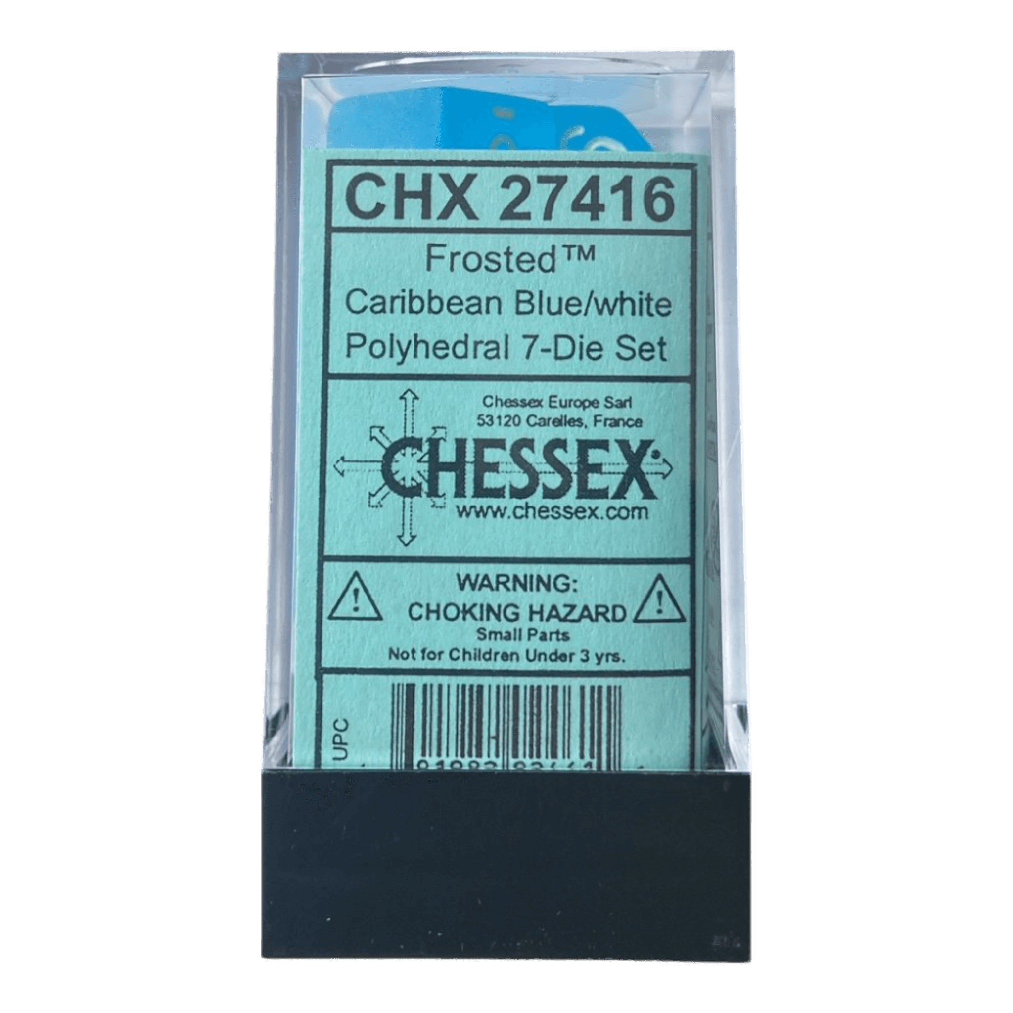 Chessex Chessex Frosted Caribbean Blue Set