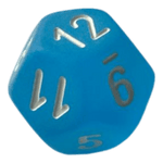 Chessex Chessex Frosted Caribbean Blue W12