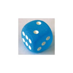 Chessex Chessex Frosted Caribbean Blue W6 12mm