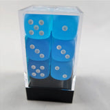 Chessex Frosted Caribbean Blue W6 16mm Set