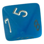 Chessex Chessex Frosted Caribbean Blue W8