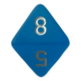 Chessex Chessex Frosted Caribbean Blue W8