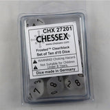 Chessex Chessex Frosted Clear 10 x W10 Set