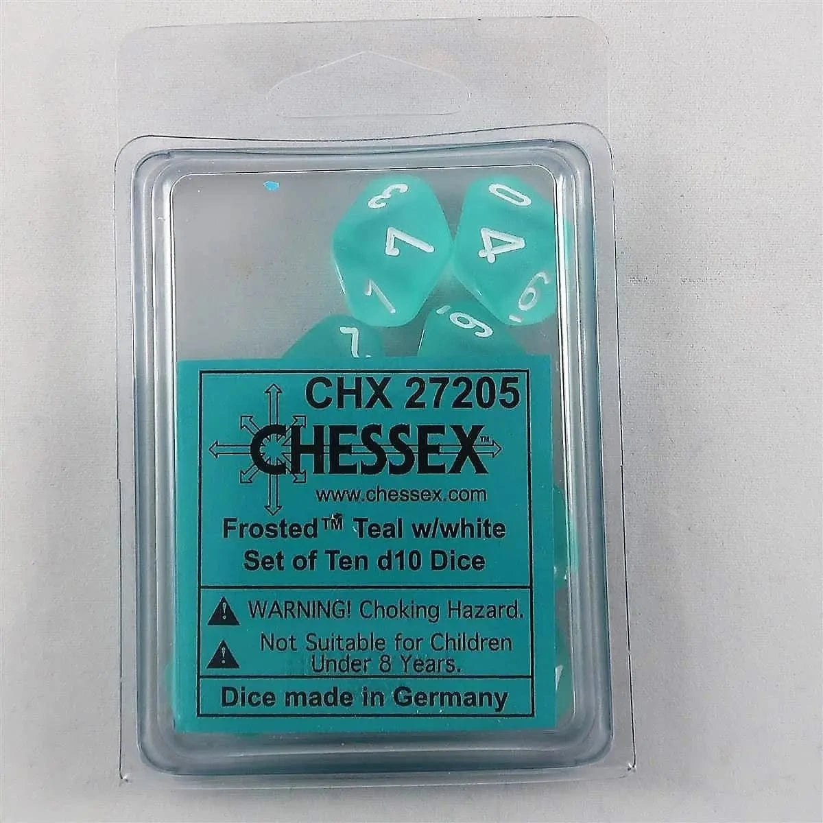 Chessex Chessex Frosted Teal 10 x W10 Set