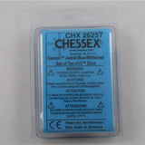 Chessex Chessex Gemini astral blue 10 x W10 Set
