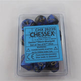 Chessex Chessex Gemini black-blue 10 x W10 Set