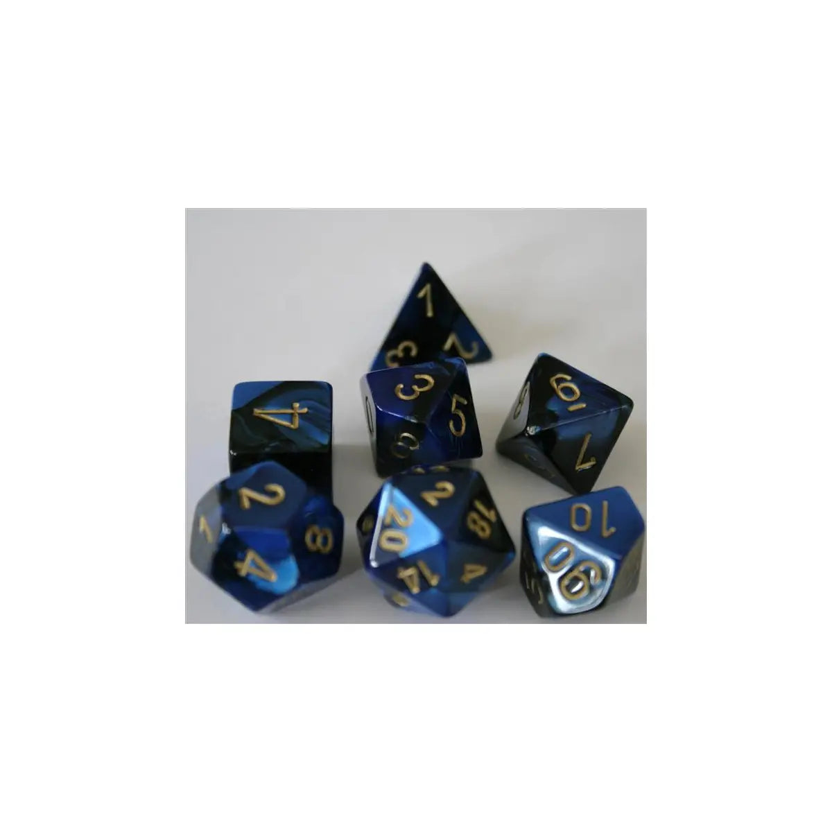 Chessex Gemini Black-Blue Set