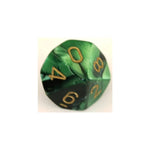 Chessex Chessex Gemini Black-Green W10