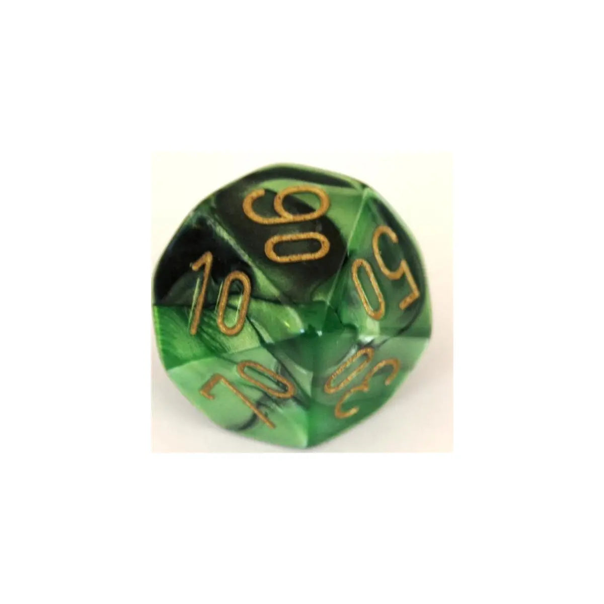 Chessex Gemini Black-Green W10-0