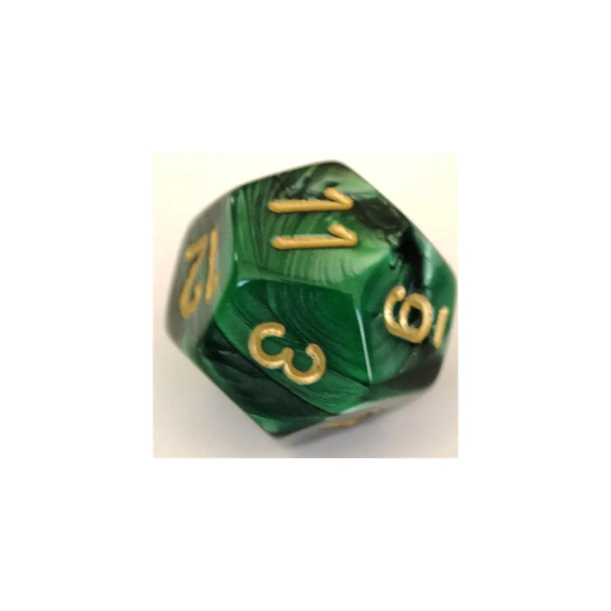 Chessex Gemini Black-Green W12