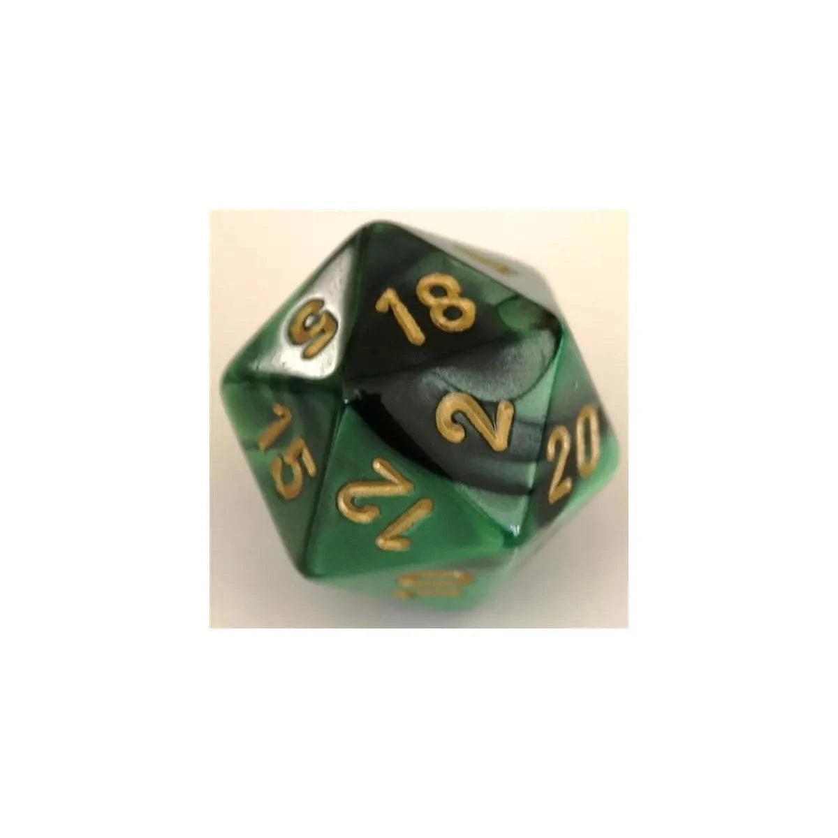 Chessex Chessex Gemini Black-Green W20