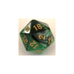 Chessex Gemini Black-Green W20
