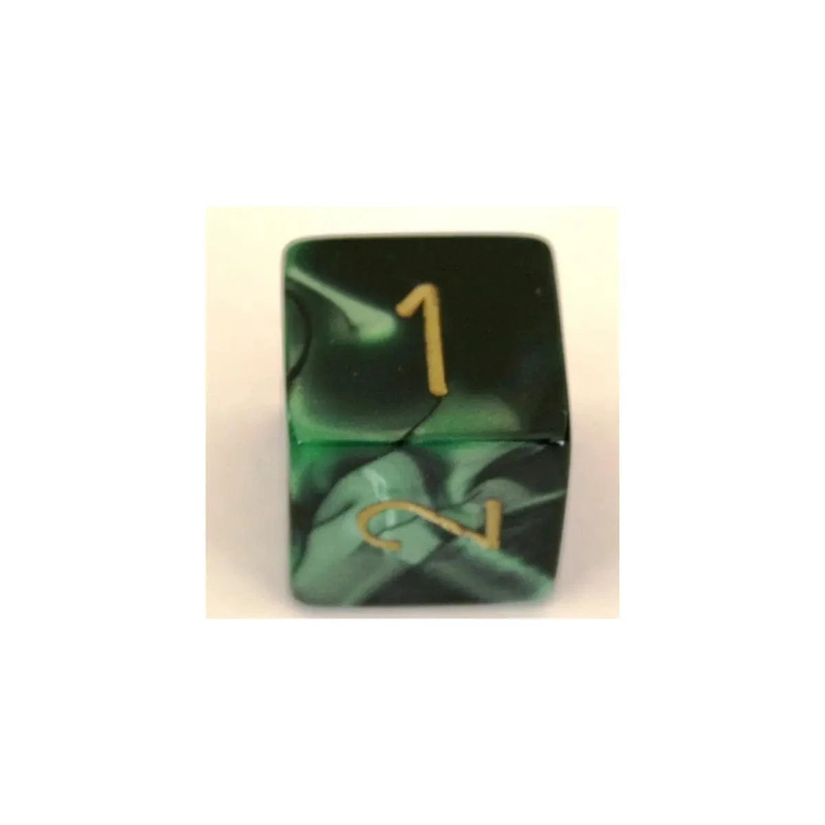 Chessex Chessex Gemini Black-Green W6