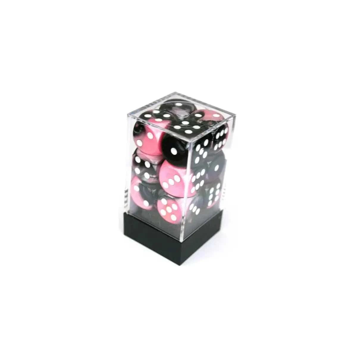 Chessex Chessex Gemini Black-Pink W6 16mm Set
