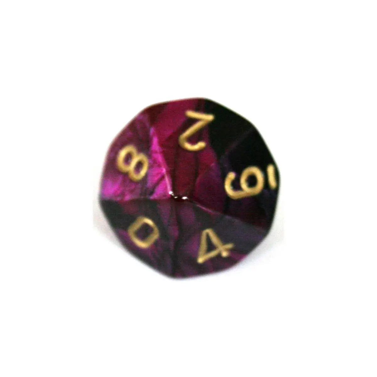 Chessex Gemini Black-Purple W10