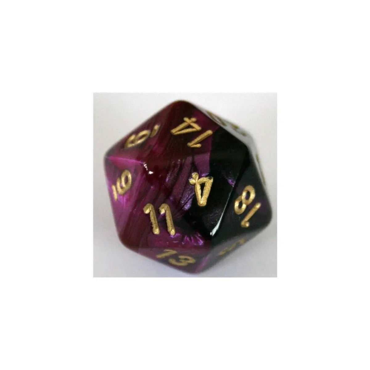 Chessex Gemini Black-Purple W20
