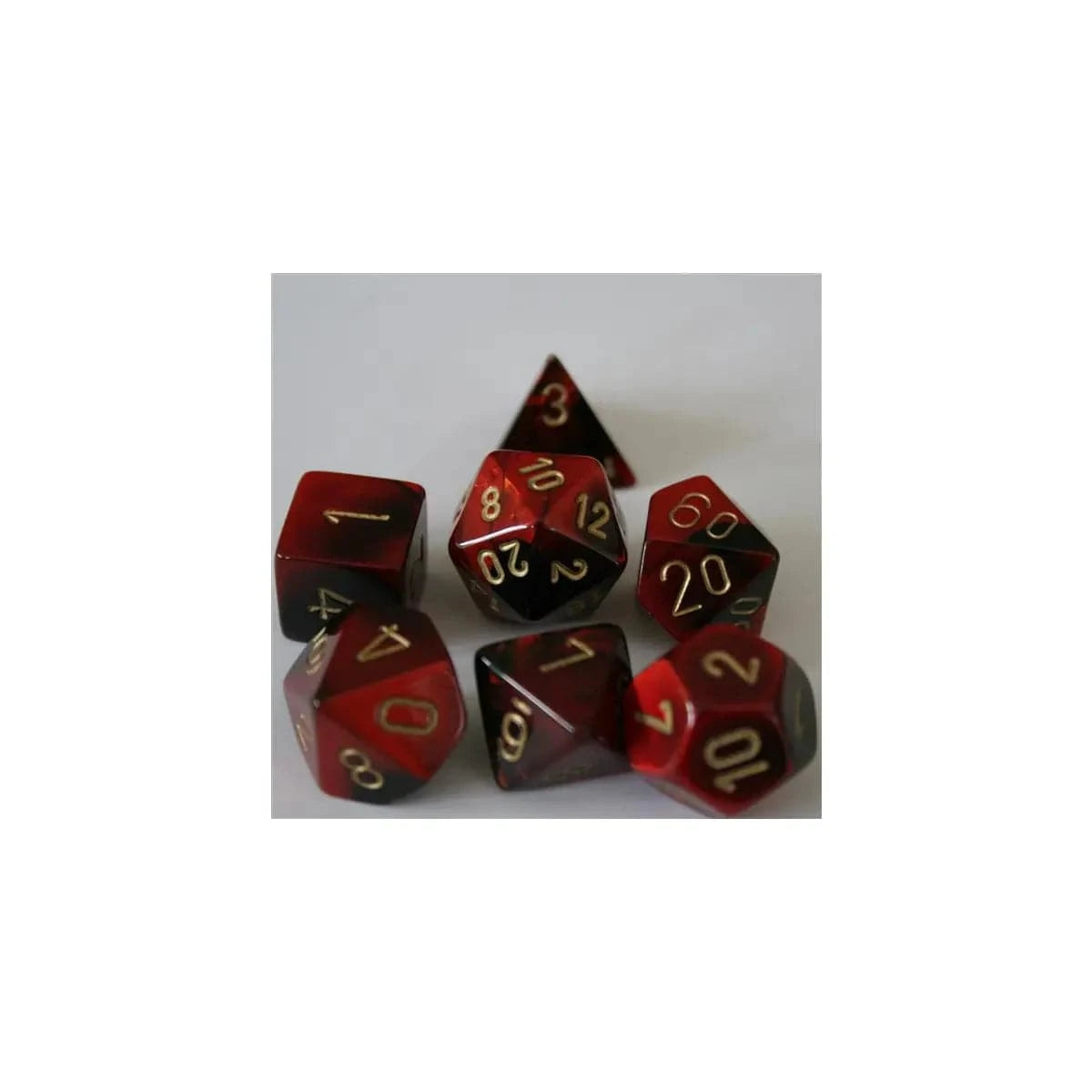 Chessex Chessex Gemini Black-Red Set