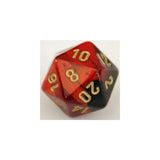 Chessex Chessex Gemini Black-Red W20