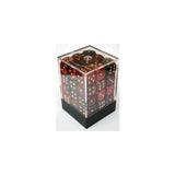 Chessex Gemini Black-Red W6 12mm Set