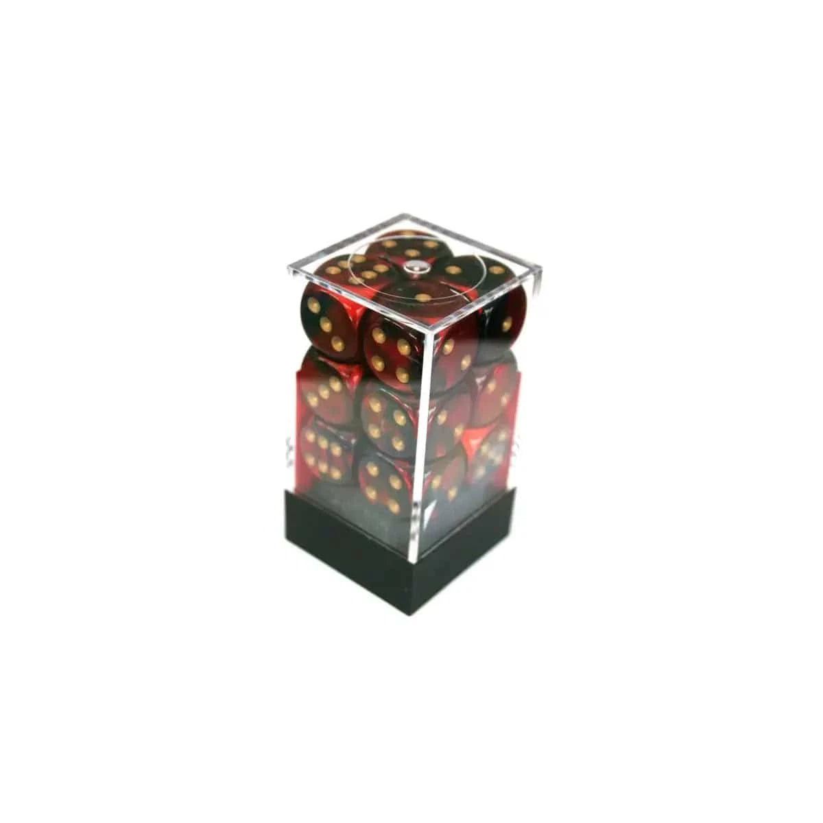Chessex Chessex Gemini Black-Red W6 16mm Set