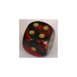 Chessex Gemini Black-Red W6 16mm