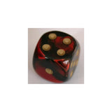 Chessex Chessex Gemini Black-Red W6 20mm