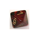 Chessex Chessex Gemini Black-Red W8