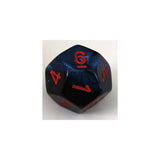 Chessex Chessex Gemini Black-Starlight W12