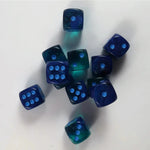 Chessex Chessex Gemini blue-blue W6 16mm Set