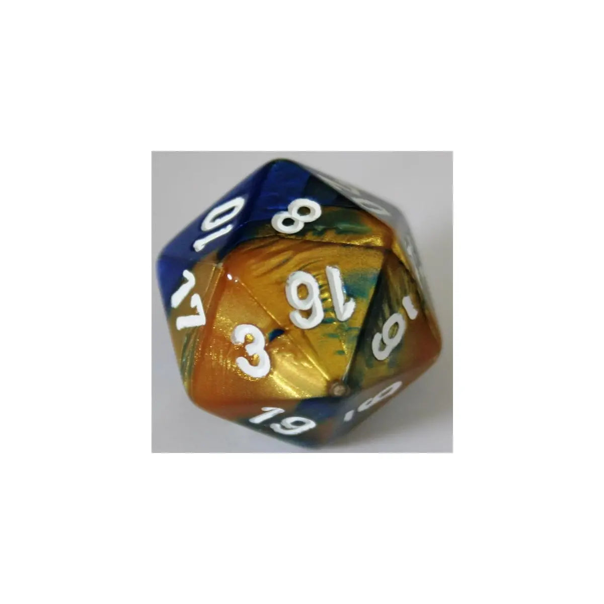 Chessex Gemini Blue-Gold W20