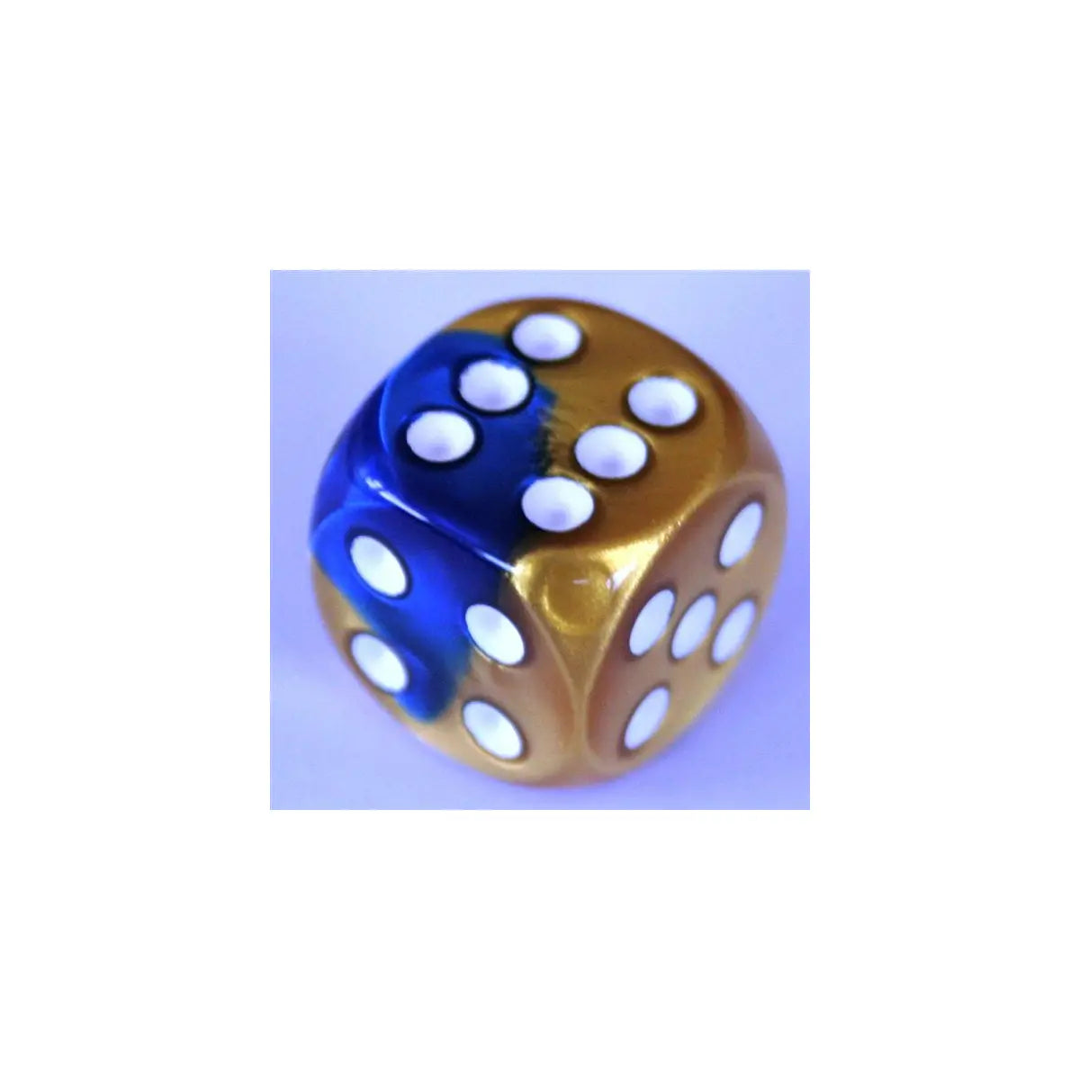 Chessex Gemini Blue-Gold W6 20mm