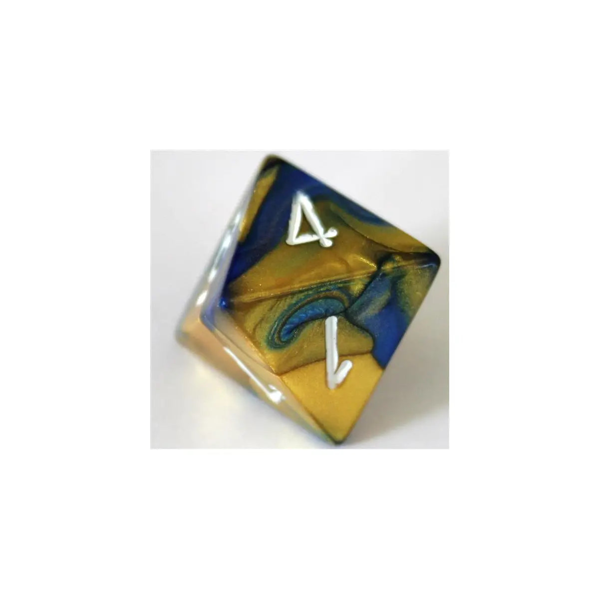 Chessex Gemini Blue-Gold W8