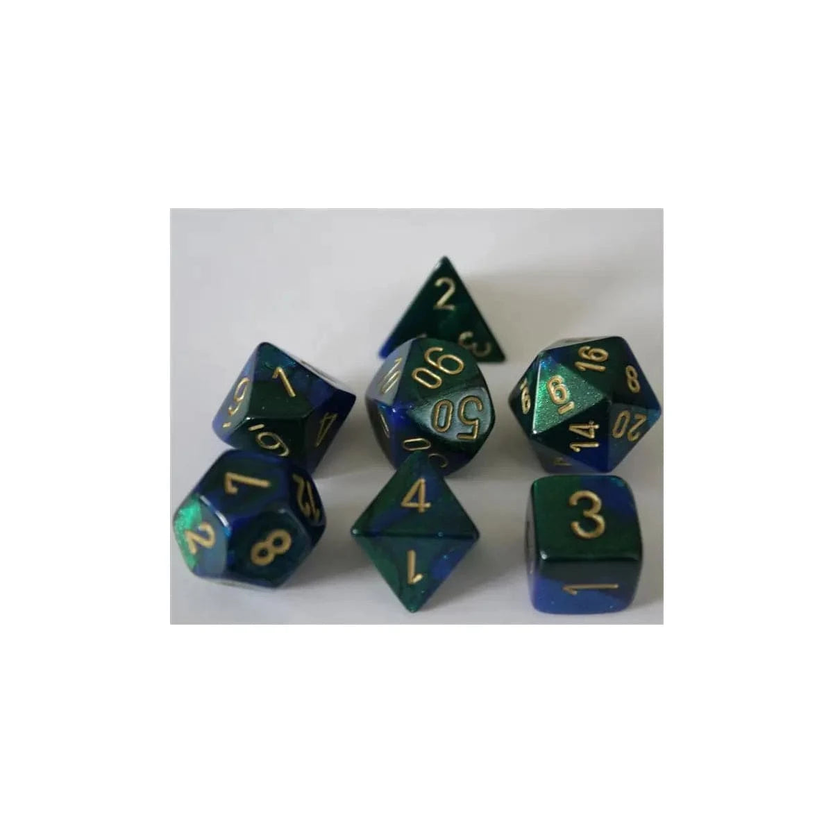 Chessex Chessex Gemini Blue-Green Set