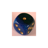 Chessex Gemini Blue-Green W6 20mm