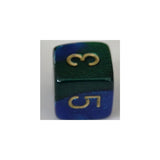 Chessex Chessex Gemini Blue-Green W6